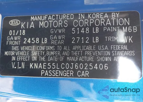 2018 Kia Stinger Gt2 from USA, damaged, VIN KNAE55LC0J6025406